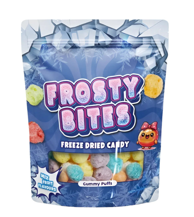 Frosty Bites Freeze Dried Candy Gummy Puffs 50G