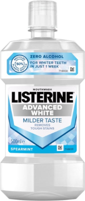 Listerine Mondwater – Advanced White Mild 500 ml.