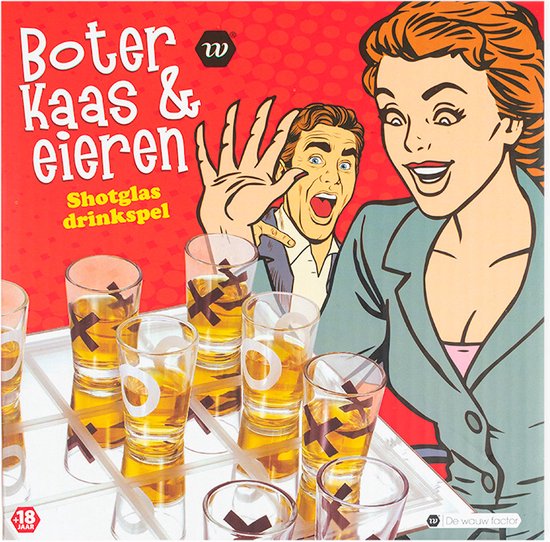 drankspel “boter kaas en eieren” Drinkspel - tic tac toe