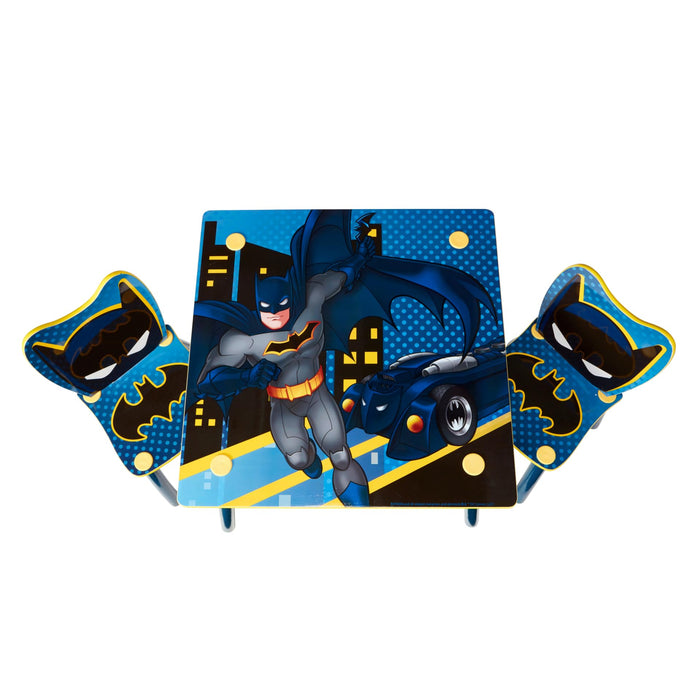 Batman Tafel Met Stoelen Blauw 59 cm