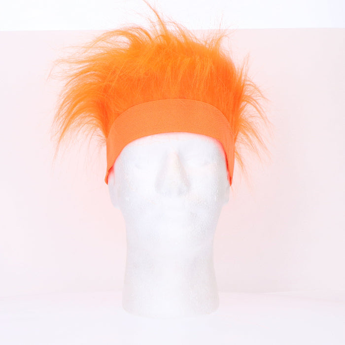 Haarband pluche oranje