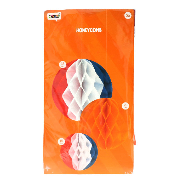 Oneycombs Holland rood wit blauw en oranje