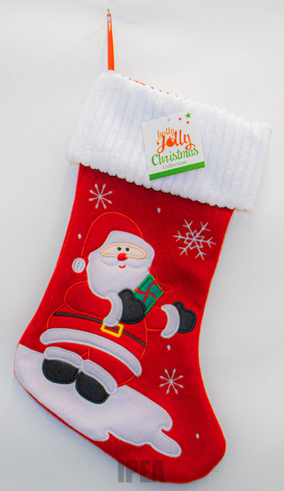 Kerst Sokken – Santa Ontwerp – 48 cm