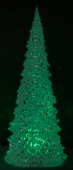 LED Kerstboom – 27 cm – Slow Motion Light – Transparant