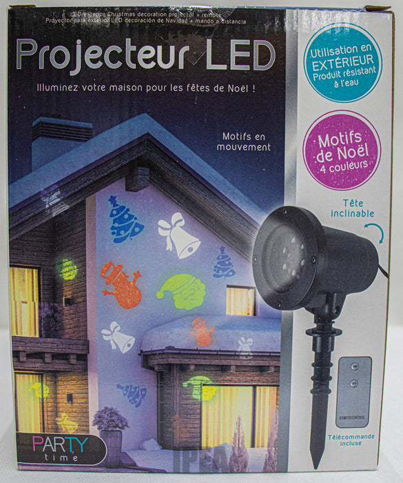 LED Kerst Projector – Buiten – Beweging – 4 Kleuren – Afstandsbediening