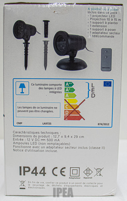 LED Kerst Projector – Buiten – Beweging – 4 Kleuren – Afstandsbediening