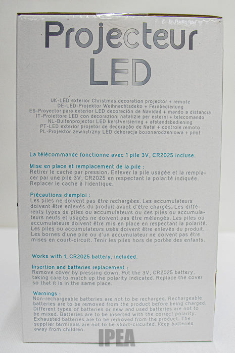 LED Kerst Projector – Buiten – Beweging – 4 Kleuren – Afstandsbediening