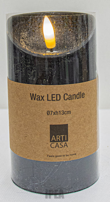 Wax LED Kaars – Ø7×H13 cm – Realistisch Vlam-effect