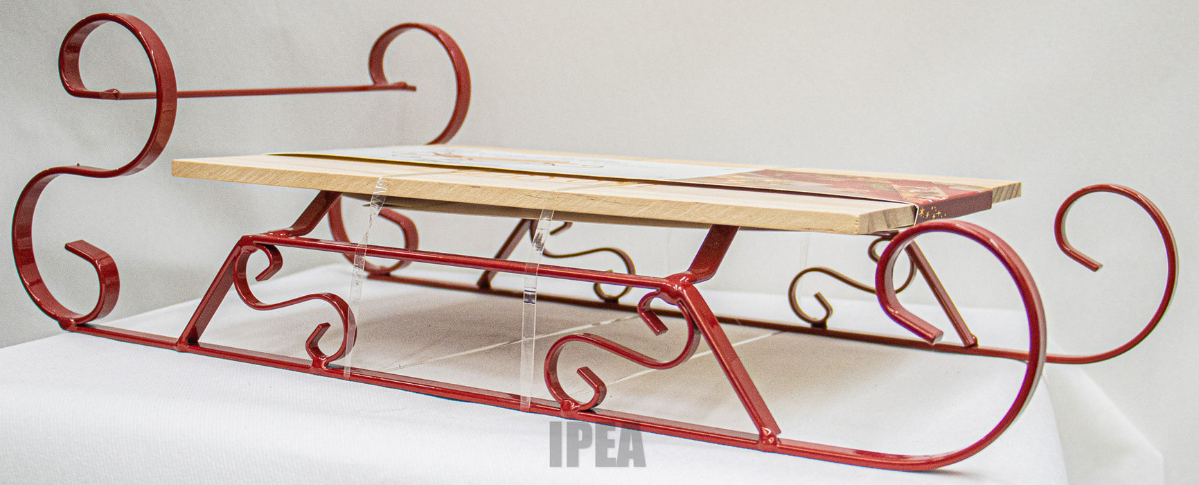 Serveerplank – Slee Design – 46 × 21,5 × 14 cm – Hout & Metaal – Kerst