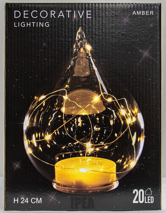 Decoratieve LED Verlichting – 24 cm – Amber – 20 LED