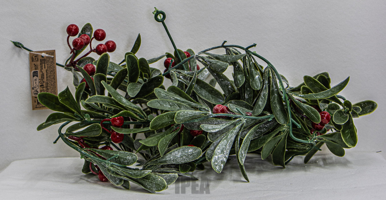 Bessenslinger – 180 cm – Groen met Rode Bessen