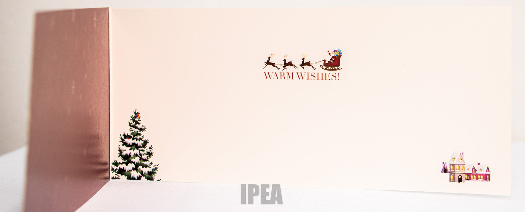 Kerstkaarten Set – 10 Stuks – Winterlandschap – Merry Christmas & Happy New Year