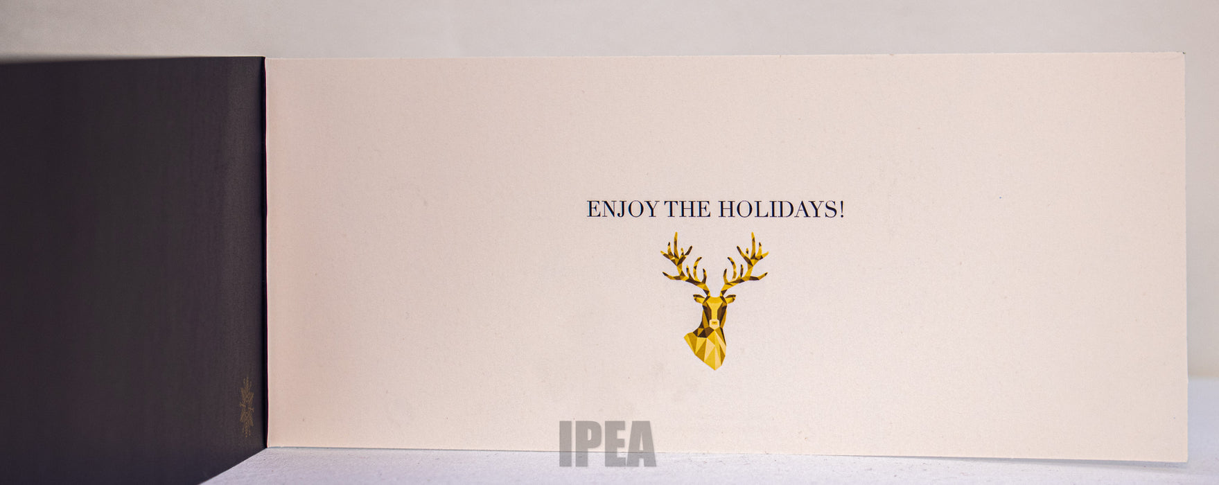 Kerstkaarten Set – 10 Stuks – Luxe Goudfolie – Merry Christmas & Happy New Year