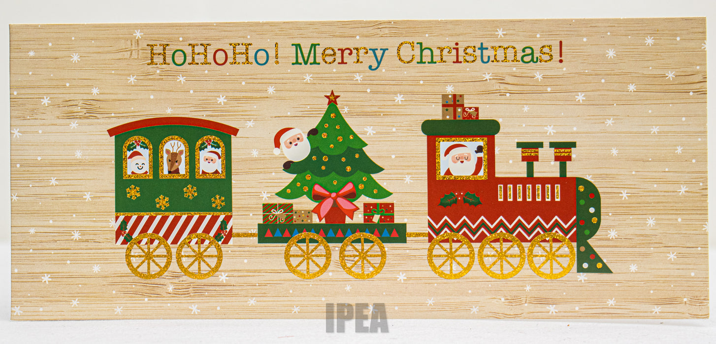 Kerstkaarten Set – 10 Stuks – Holografisch – Merry Christmas