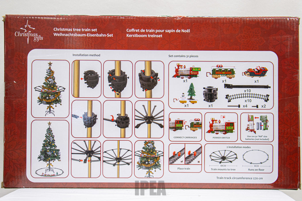 Kerstboom Treinset – 31-delig – Met Licht & Geluid