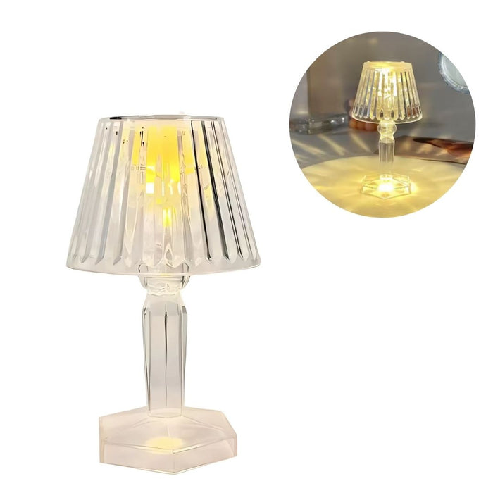 Luxe Decoratief Lampje met Gouden Voet – Compact en Stijlvol (11 cm)