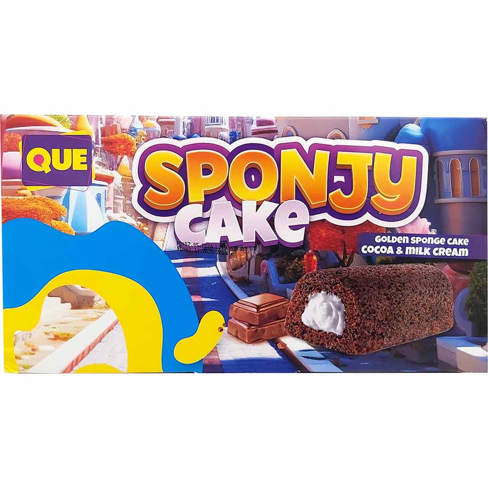 Sponjy Cake Cacao & Milk Cream 200G