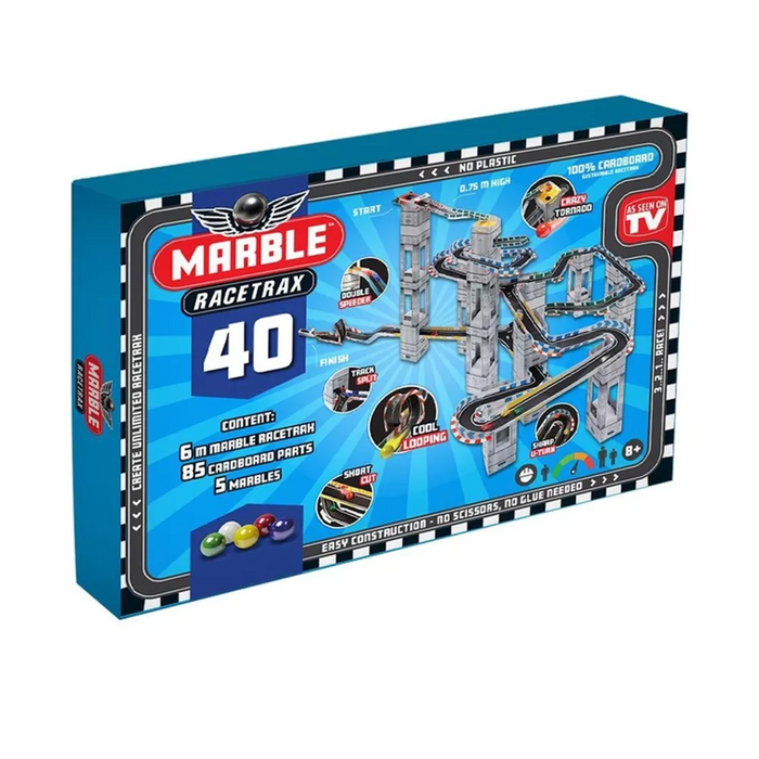 Knikkerbaan Marble Racetrax 9 meter