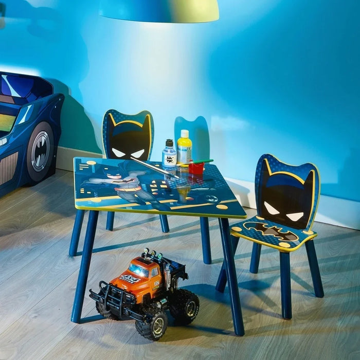 Batman Tafel Met Stoelen Blauw 59 cm