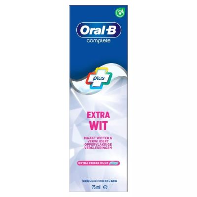 Oral B Tandpasta Complete Extra Wit (75 ml)