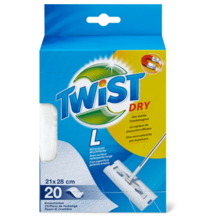 Twist Dry L Navulling Vloerdoekjes 20st