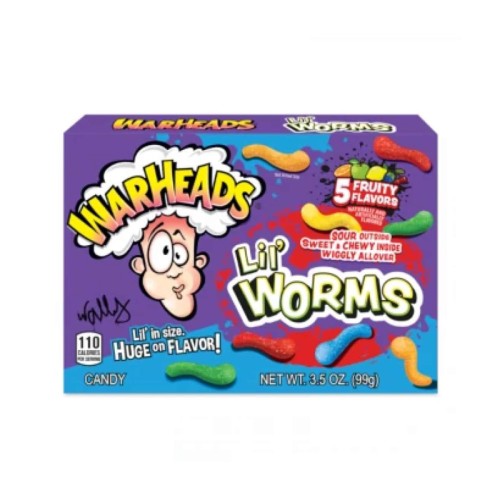 Warheads Lil'Worms 99 gr