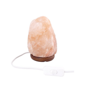 Lamp met zoutstenen